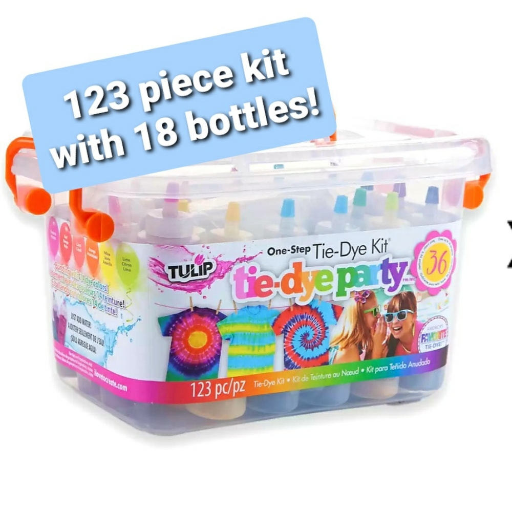 🥇Tulip Tie-Dye One Step 123 Piece Party Kit